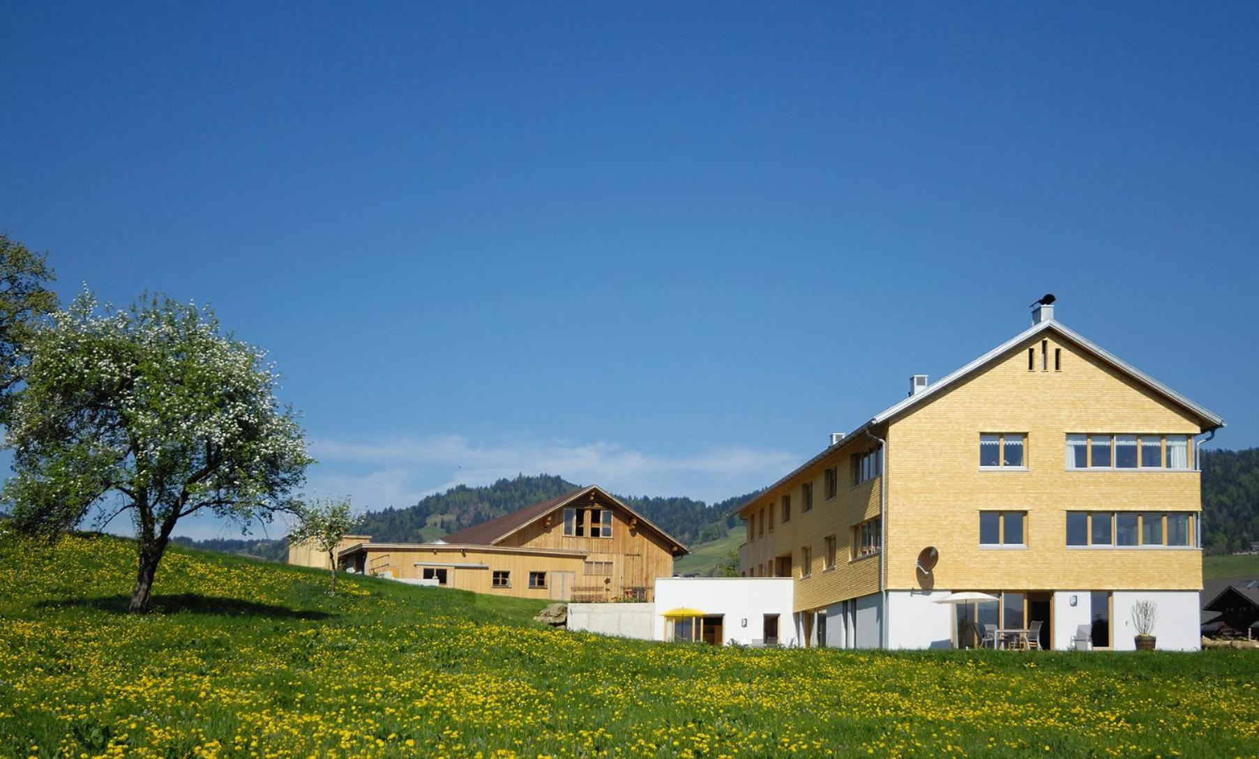 Schweizer Hof Villa Schwarzenberg im Bregenzerwald Exteriör bild